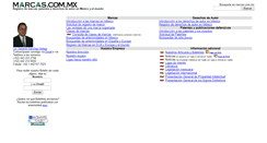 Desktop Screenshot of marcas.com.mx